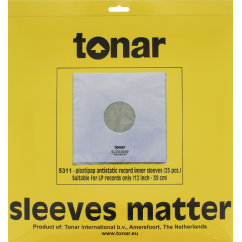 Tonar Plastipap LP Inner Sleeves (25 pcs)
