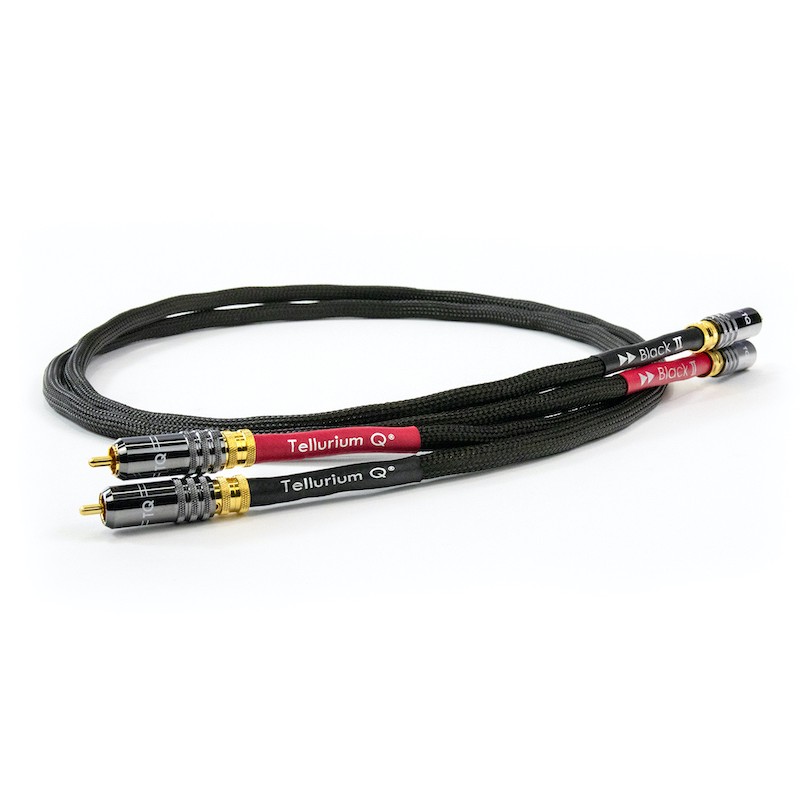 Tellurium Q Black II RCA Interconnect (1.0m) Tellurium Q Black II RCA Interconnect (1.0m)