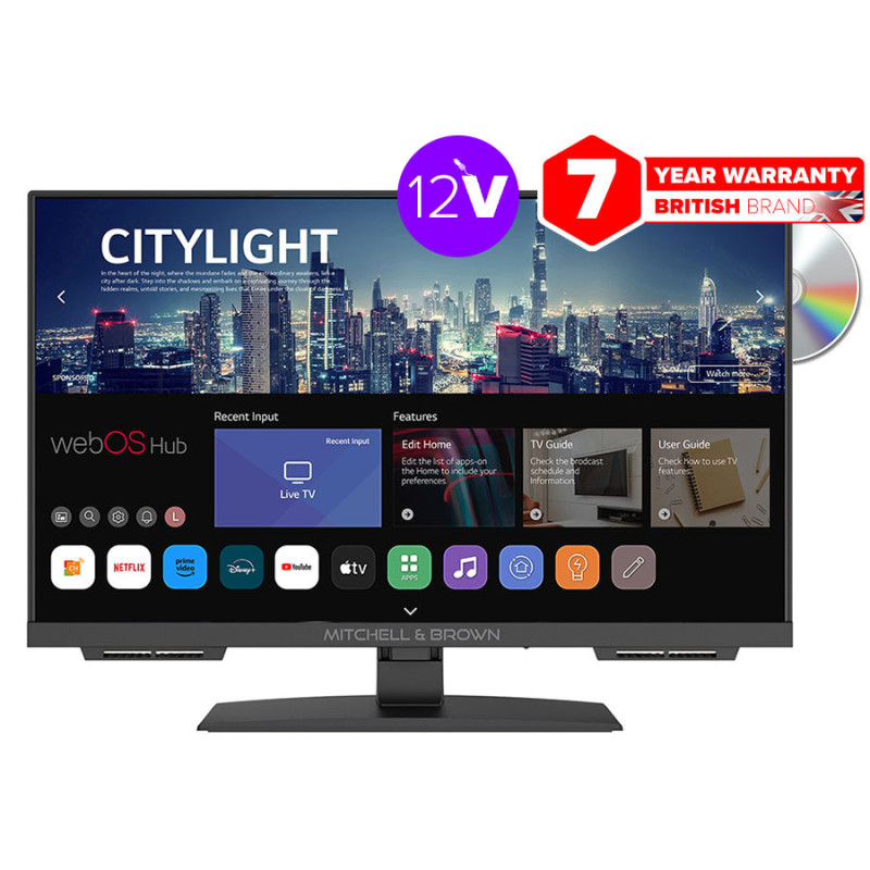 Mitchell & Brown 24" 12V Smart TV/DVD Mitchell & Brown 24" 12V Smart TV/DVD