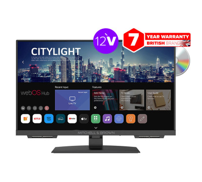 Mitchell & Brown 24" 12V Smart TV/DVD