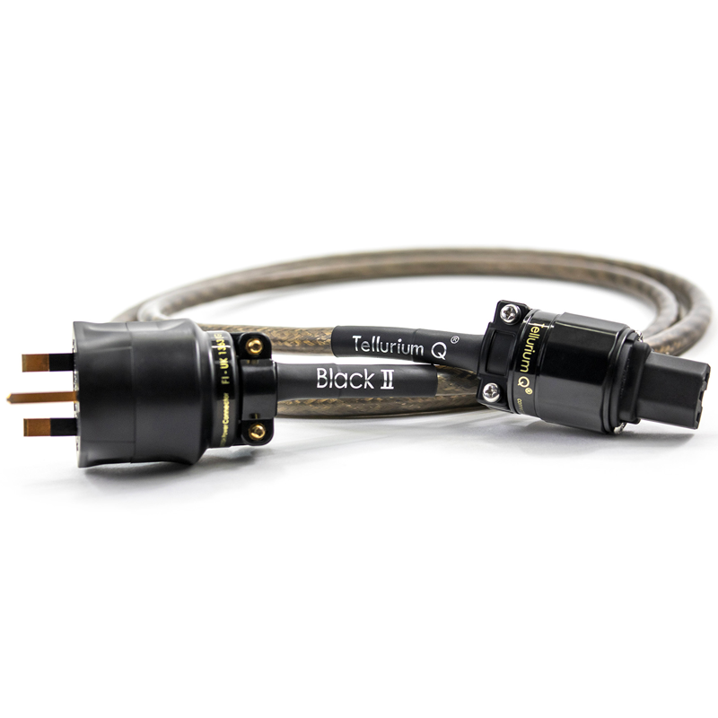 Tellurium Q Black II UK 1.5m UK C15 Mains Cable